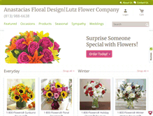 Tablet Screenshot of anastaciasfloraldesign.com